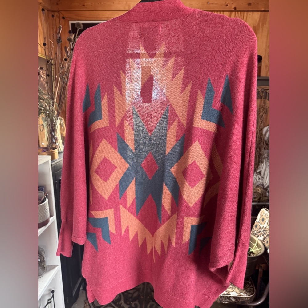 Geometric Patterned Cardigan - Picture 11 of 11